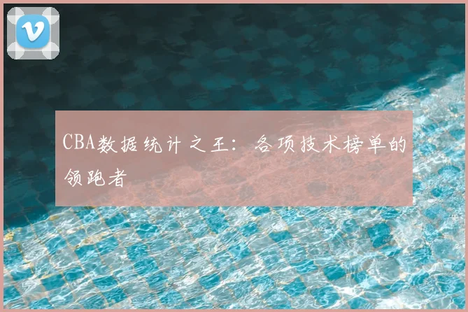 CBA数据统计之王：各项技术榜单的领跑者